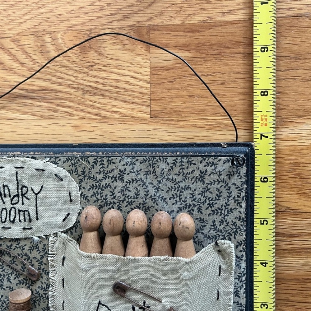 Distressed Laundry Room Sign Farmhouse Style - Picture 3 of 6